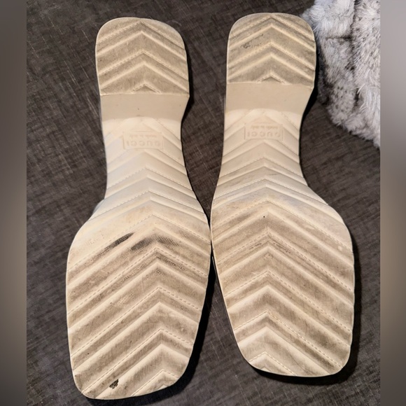 Gucci Women's Platform Block Heel Slide Sandals - Picture 2 of 2